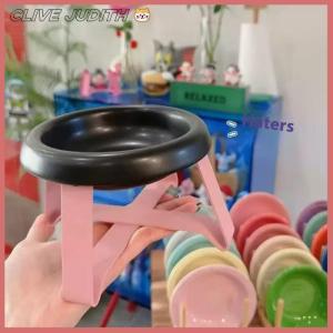 CISWGE New cột sống bảo vệ Vật nuôi Bát Chân cao cổ bảo vệ mèo bát với đứng thức ăn vật nuôi Bát vật nuôi nguồn cung cấp