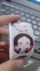 500Pcs/Set Anime Bungou Stray Dogs Stickers Dazai Osamu Nakajima Atsushi Nakahara Chuuya Edogawa Ranpo Akutagawa Ryuunosuke Sticker Circle Kids Toy Stickers Gift