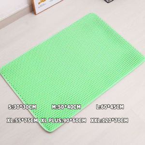 Lowest Price🔥Cat Litter Mat Waterproof Double Layers Easy Clean Catch Blanket Trapper Pad Smooth Surface Breathable Carpet
