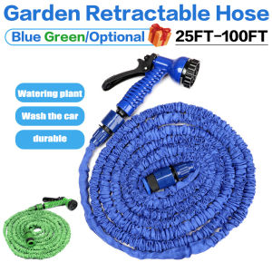 Hose Pipe High Pressure Garden Irrigation Watering System Car Wash Magic Hose Adjustable High Pressure Water Pipe