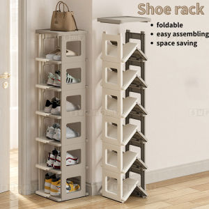 💖SG local stock💖Shoe rack shoe cabinet shoe box shoe organiser foldable 5 TIER/7 TIER  foldable no need assembling