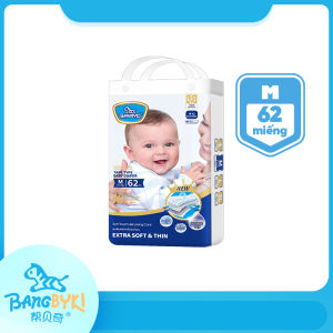 Tã/Bỉm dán Bangbyki siêu mềm mại đủ size cho bé sơ sinh đến 14kg