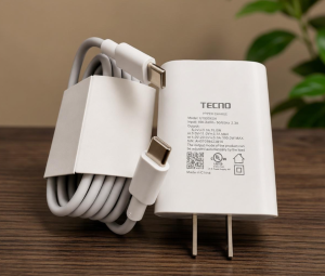 BLM: TECNO PPower Adapter with 2.4A USB Cable Y Series 18W Fast Charging Set – (Type C / Micro USB)
