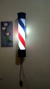 Neon Box Barbershop Tempel Dinding Bisa Berputar