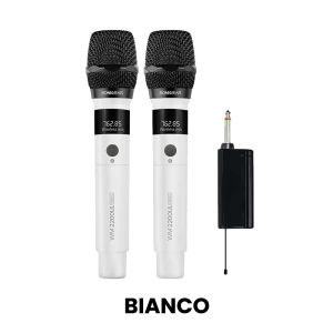 SonicGear WM 2200UL Dual UHF Wireless Microphone | 50m Range | 8H Battery Life | Vocals & Karaoke