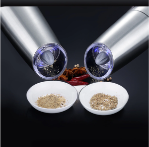 Pepper Mill Electric Pepper Grinder Salt Spice Herbal Containers Home Kitchen Cooking Salt And Pepper Grinder BBQ Tools Gravity
