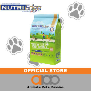 NutriEdge Stage 2 Puppy & Active Adult Food 3kg/Ocean Fish & Rice Formula/Holistic Dog Food/Dog Dry Food/For Sensitive Skin