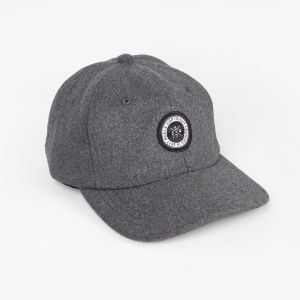 RCKLS. Polo Cap Snapback Full Grey Copyright Wool Visor