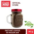 Cafe Puro Instant Coffee In Mason Jar 90g. 