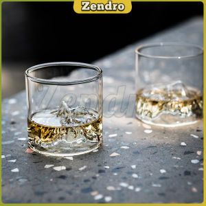 ZEO 180ml Japanese Style Transparent Glass Cup Whisky Wine Heat Resistant Glass Mug