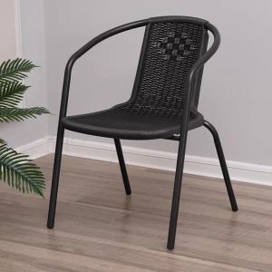 [READY STOCK]5-Pieces Outdoor Garden Furniture Set with Tempered Glass Table    Waterproof Rattan Chairs for Patio & Balcony    Outdoor Furniture