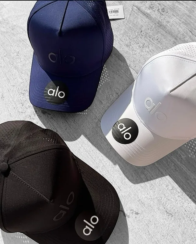 Alo Performance District Trucker Cap Polyester Elastane Sports Cap White  Black Logo Cap Navy Blue Trucker Hat - Lazada | Lazada PH