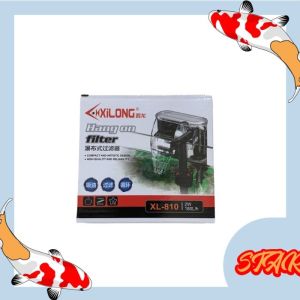 Filter gantung aquarium XILONG XL 810 mini hang on skimmer aquascape