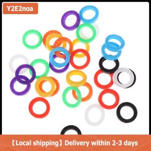 【Local shipping】 32X Bright Colors Hollow Silicone Key Cap Covers Topper Keyring Gift