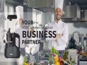 MIUI 150W/250w Slow Cold Press Juicer Electric Fruit Juicer 7-stage Spiral Extraction 60rpm/min Stainless Steel Material
