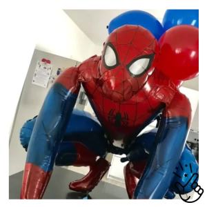 Birthday Super Hero Huge Foil Balloon Balloons for Birthday Decoration Backdrop Decor Party Cake Birthday Cake
