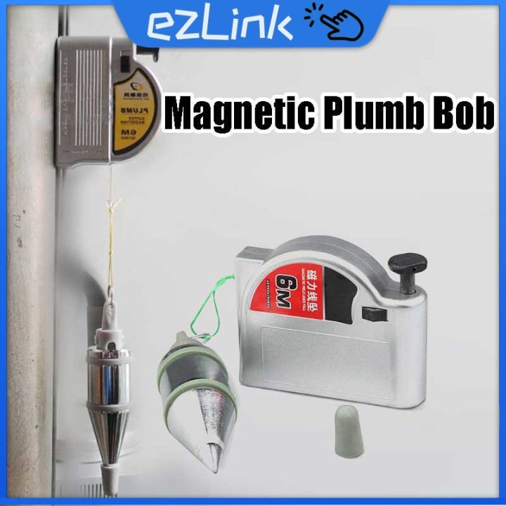 6M x 400g Plumb Bob Hanging Wire Hammer Plumb Bob Levellers