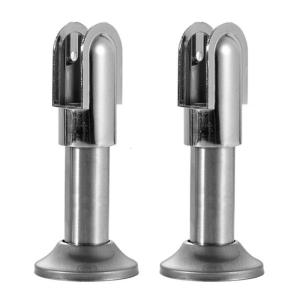 2Pcs Toilet Partition Foot Hardware Public Restroom Bracket Toilet Stainless Steel Stand Bathroom Accessories Enduring