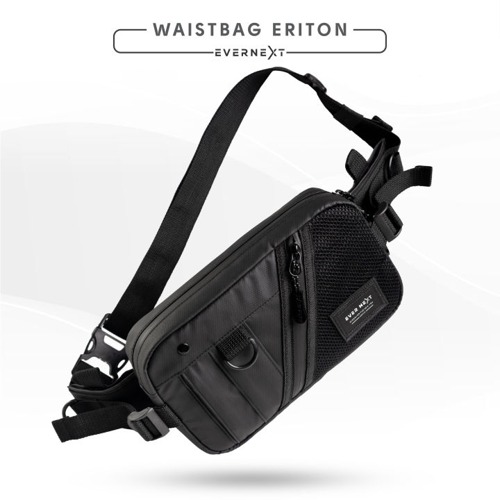 TAS SLEMPANG PRIA ANTI AIR TAS SELEMPANG PRIA WAIST BAG WATERPROOF