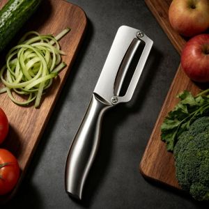 Stainless Steel Kitchen Peeler Potato Pumpkins Peeler Non-slip handle Household MultiFunction Vegetable Peeler for Cut Onions2026