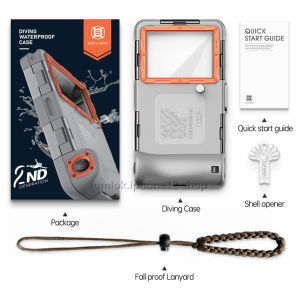 SHELLBOX WATERPROOF CASE for Samsung Galaxy Note 20 S20 S21 FE S24 S22 Plus S23 S24 Ultra 10/9/8 S10/S9/S8 Waterproof Cover 15M Professional Underwater Diving Water Proof Phone Case