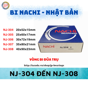Vòng bi đũa trụ NJ-304 NJ-305 NJ-306 NJ-307 NJ-308