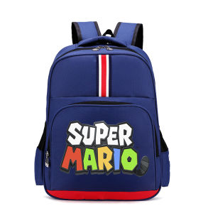 Super Mary kids bags classic game Mario Bros childrens backpack wearable toddler schoolbag 3-8-year-old student satchel go back to school knapsack Childrens Day gift rucksack
