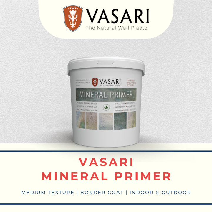 Vasari Mineral Primer 25kg | Mineral Based Paint Primer | Lazada