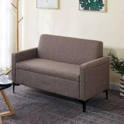 Nordic Modern Storage Sofa Bed Cloth Multifunctional Lazy House Type Can Accommodate 2 Seater H69Z