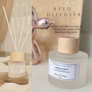 Reed Diffuser - Long-lasting Home Fragrance with Natural Aromatic Scents for Bedroom Living Room & Office