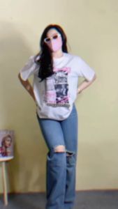 Premium Cotton Work Oversize - America Style Printed - T-shirt Import .C