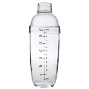 High Quality Acrylic Milk Tea Shaker Cocktail Juice Shaker Bottle Blender Juice Mixer Bar Supplies