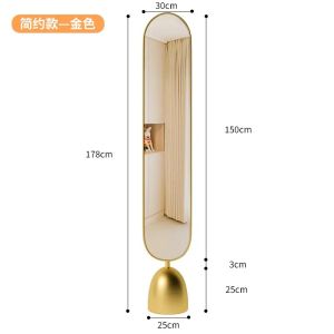 Mirror Stand Full Body Standing Mirror Full Length Mirror With Storage Standing Mirror Full Length Modern Internet Celebrity malist Light Luxury Adjustable 落地镜 镜子全身