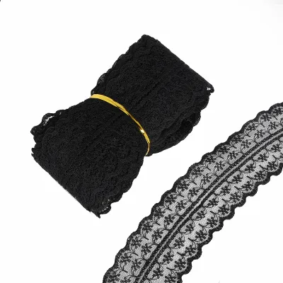 5Yard/Bag 45mm Lace Ribbon Trim Fabric Embroidered Lace Trims For Wedding Home Party Decoration DIY Sewing Accessories