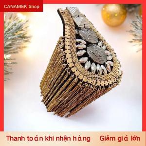 CS 1PC thời trang handmade Vai đồ trang sức tua thạch epaulettes phụ kiện quần áo Trâm epaulet Vai trâm cài Quà Tặng