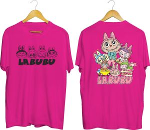 Kaos Atasan oblong cewe Lengan pendek Kaos oblong / Kaos Wanita Sablon Labubu / Kaos Oblong/ Baju Kaos Tshirt/ Tshirt wanita/ Tshirt cewek