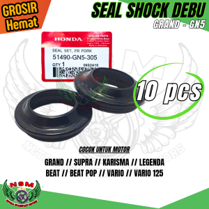 Grosir 10 Set Seal Tutup Debu Depan Grand / Supra X / Beat / Vario 110 / Scoopy / Spacy