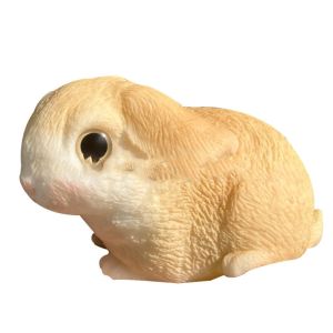 PUZHE รีบาวด์ช้า ของเล่นกระต่ายบีบขนาดใหญ่ การ์ตูนลายการ์ตูน สัตว์สัตว์สัตว์ ของเล่น Fidget กระต่าย น่ารักน่ารักๆ สีสันสดใส ของเล่นแบบบีบรูปกระต่ายจำลอง ของเล่นทางประสาทสัมผัส