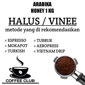 kopi hitam aceh pria / kopi gayo aceh asli lanang jantan honey 1kg