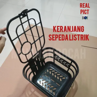 keranjang sepeda listrik cocok untuk semua jenis sepeda listrik keranjang selis model terbaru
