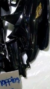 เปลือกมอเตอร์ไซร์รุ่นดรีมดำเมท มี 13 ชิ้น เปลือกงาน ABS ประกอบสนิท ติดสติกเกอร์ให้พร้อม