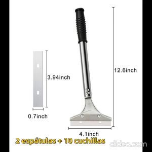 Xẻng Vệ Sinh Đa Năng 320mm – Dao Cạo Kính Sàn Gạch Tường – Dụng Cụ Tẩy Rửa Cầm Tay PVN9017