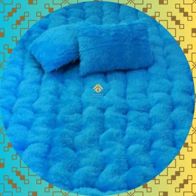 Kasur Gender Tebal Plus 2 Bantal Kasur Lantai Kasur Bulu Tebal Super Lembut Ukuran 200x180cm
