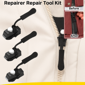 Zipper Head Piece Repairable Zipper Head Long Usage Time Simple and Durable Quick Installation Nut