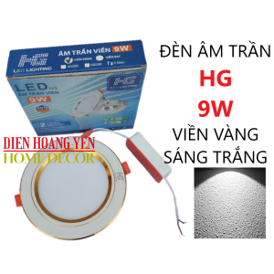 [HCM]Đèn led âm trần 9w cao cấp