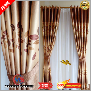 Gorden Blackout Import Bludru Murah Mewah Tebal Ori Motif Bunga Tulip Varian Warna Dan Ukuran