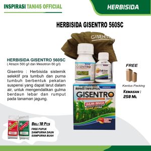 Gisentro 560 SC 250ml Super/Herbisida Pengendali Gulma Pengganggu Tanaman Jagung/Obat Gulma