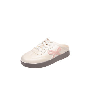 Free Shipping WomenS White Shoes 2026 New Style Closed-Toe Mules Soft-Soled Non-Slip Slip-On Versatile For Outdoor Wear Lazy Shoes For Women