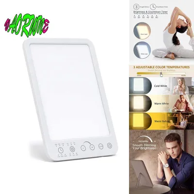 [rooqs]Light Therapy Lamp 10000 Lux Therapy Light Mood-Lifting SAD Light Therapy Lamp Emotional Wellness Therapy Lamp