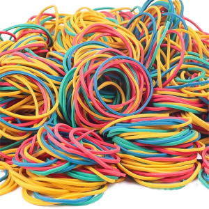 Bulk 400 Multicolor Elastic Rubber Rings Multi Size Home Office Essential Sturdy Stretch Bands for Storage and Binding